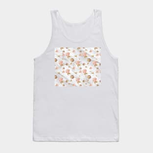 Golden rose marble Tank Top